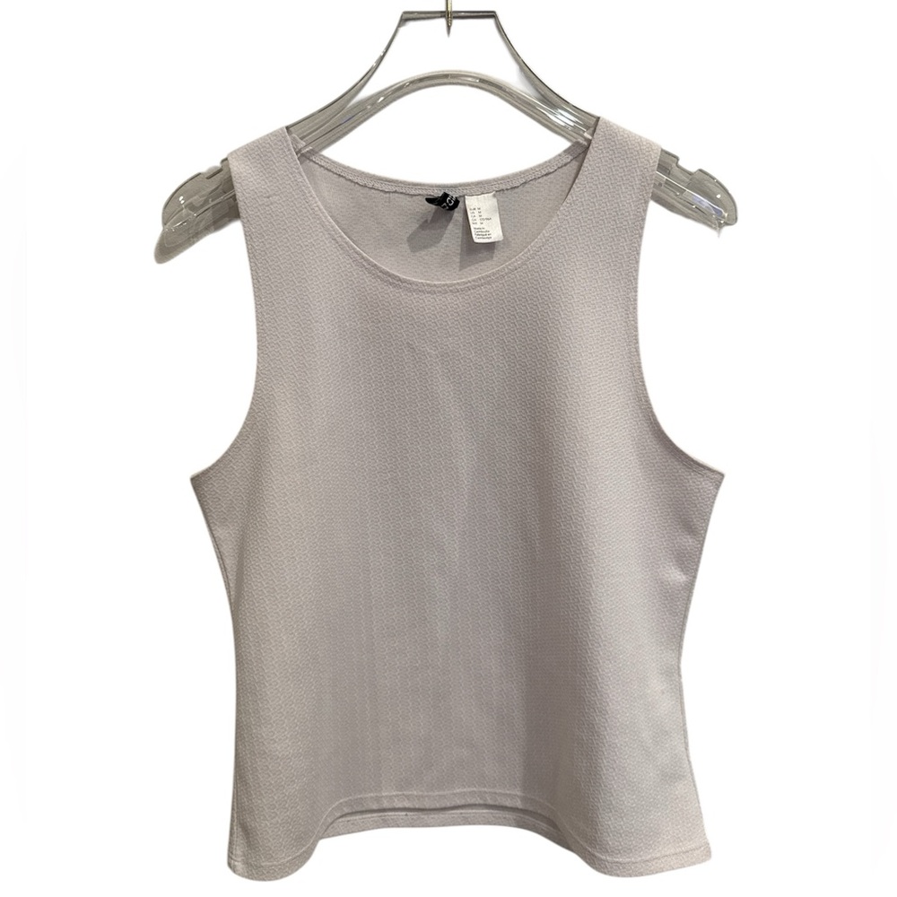 Divided Light Gray Knit Tank Top